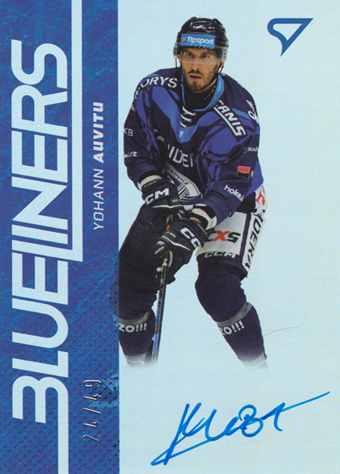 Auvitu Yohann 24-25 Tipsport Extraliga Blueliners Auto #BLS-YA