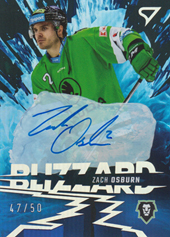 Osburn Zach 23-24 Tipsport Extraliga Blizzard Auto #BLS-ZO
