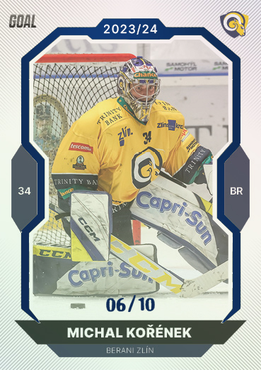 Kořének Michal 23-24 GOAL Cards Chance liga Blue #1