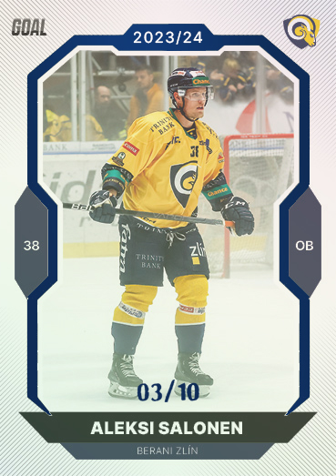 Salonen Aleksi 23-24 GOAL Cards Chance liga Blue #5