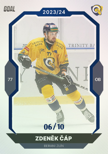 Čáp Zdeněk 23-24 GOAL Cards Chance liga Blue #6