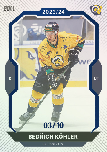 Köhler Bedřich 23-24 GOAL Cards Chance liga Blue #7