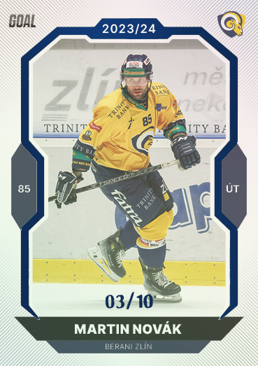 Novák Martin 23-24 GOAL Cards Chance liga Blue #12