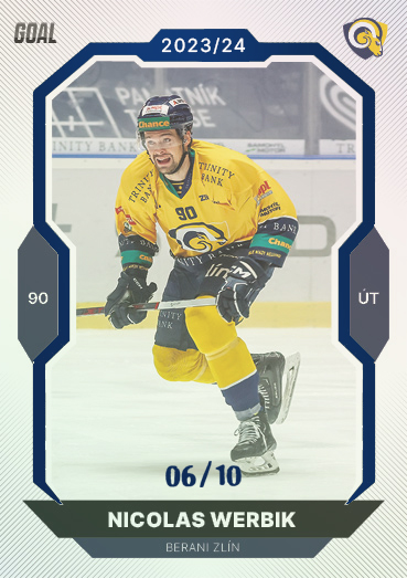 Werbik Nicolas 23-24 GOAL Cards Chance liga Blue #13