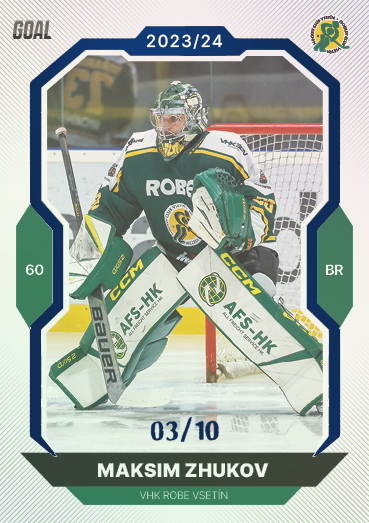 Zhukov Maksim 23-24 GOAL Cards Chance liga Blue #16