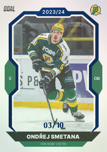 Smetana Ondřej 23-24 GOAL Cards Chance liga Blue #17