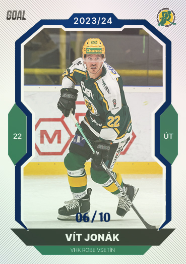 Jonák Vít 23-24 GOAL Cards Chance liga Blue #25