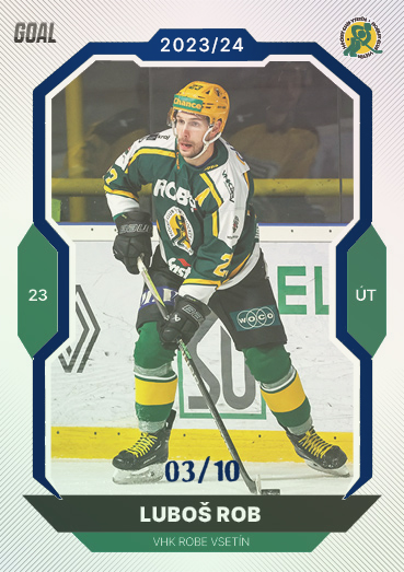 Rob Luboš 23-24 GOAL Cards Chance liga Blue #26