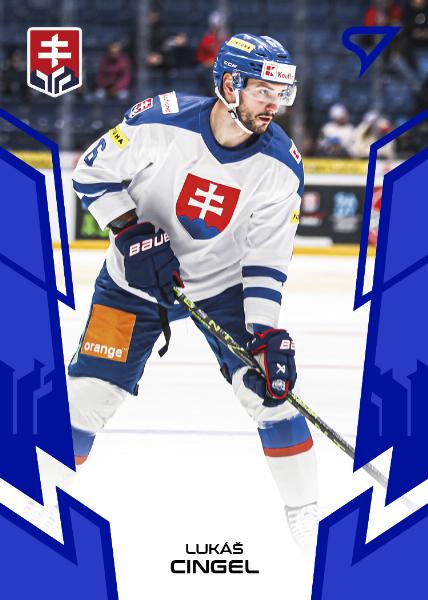 Cingel Lukáš 2024 Hokejové Slovensko Blue #27