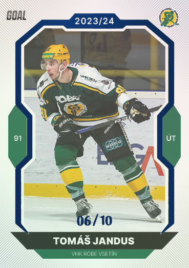 Jandus Tomáš 23-24 GOAL Cards Chance liga Blue #28
