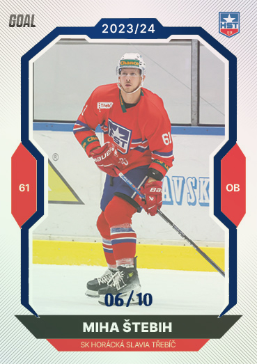 Štebih Miha 23-24 GOAL Cards Chance liga Blue #33