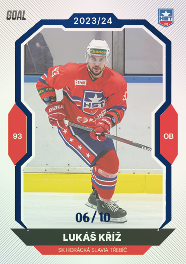 Kříž Lukáš 23-24 GOAL Cards Chance liga Blue #35