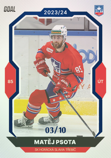 Psota Matěj 23-24 GOAL Cards Chance liga Blue #38