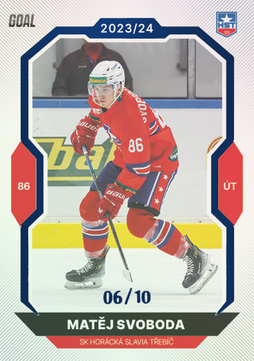 Svoboda Matěj 23-24 GOAL Cards Chance liga Blue #39