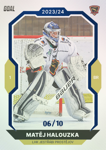 Halouzka Matěj 23-24 GOAL Cards Chance liga Blue #44