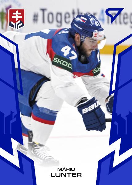 Lunter Mário 2024 Hokejové Slovensko Blue #45