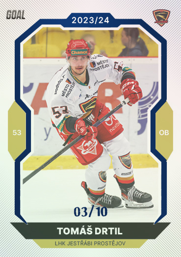 Drtil Tomáš 23-24 GOAL Cards Chance liga Blue #47