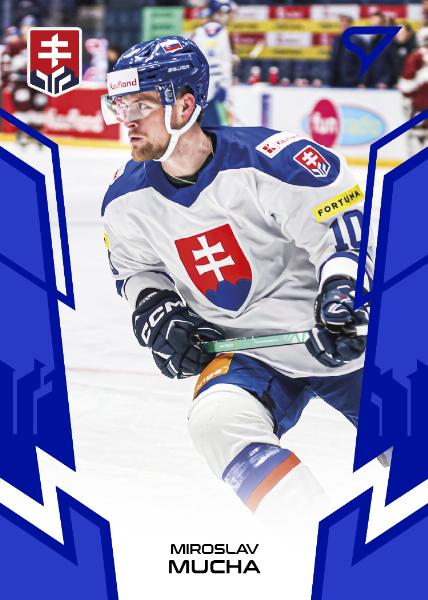 Mucha Miroslav 2024 Hokejové Slovensko Blue #47