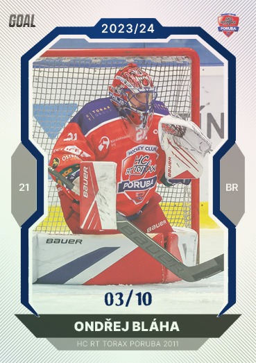 Bláha Ondřej 23-24 GOAL Cards Chance liga Blue #58