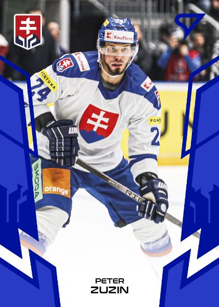 Zuzin Peter 2024 Hokejové Slovensko Blue #58