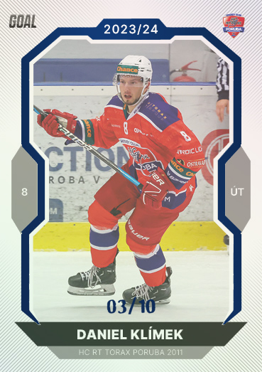Klímek Daniel 23-24 GOAL Cards Chance liga Blue #64