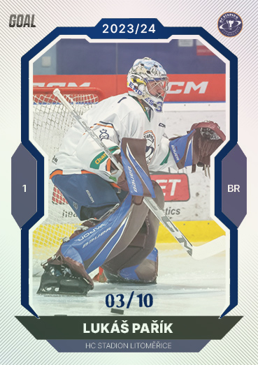 Pařík Lukáš 23-24 GOAL Cards Chance liga Blue #72