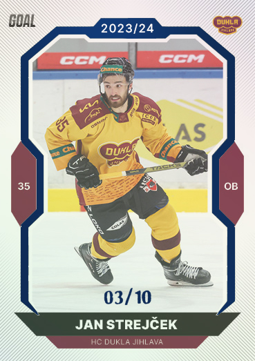 Strejček Jan 23-24 GOAL Cards Chance liga Blue #87