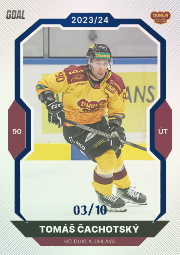 Čachotský Tomáš 23-24 GOAL Cards Chance liga Blue #94