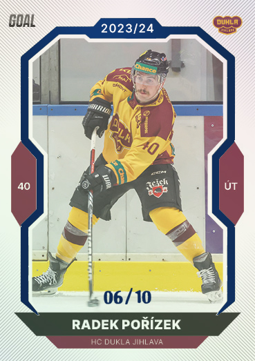 Pořízek Radek 23-24 GOAL Cards Chance liga Blue #98
