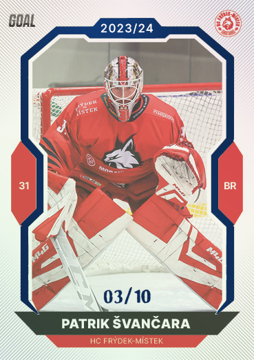 Švančara Patrik 23-24 GOAL Cards Chance liga Blue #113