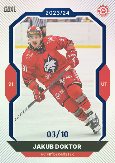Doktor Jakub 23-24 GOAL Cards Chance liga Blue #125