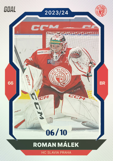 Málek Roman 23-24 GOAL Cards Chance liga Blue #127