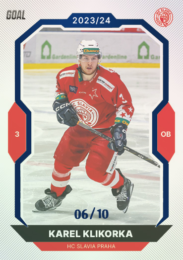 Klikorka Karel 23-24 GOAL Cards Chance liga Blue #129