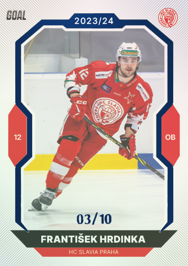 Hrdinka František 23-24 GOAL Cards Chance liga Blue #131