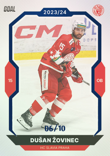 Žovinec Dušan 23-24 GOAL Cards Chance liga Blue #132