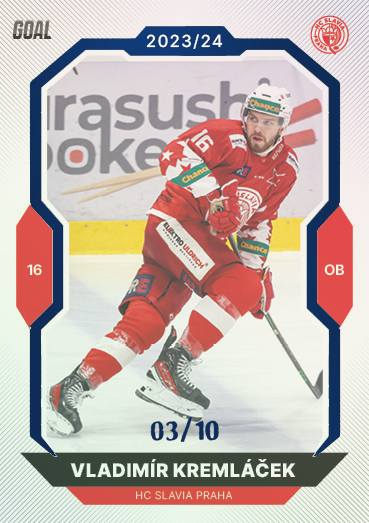 Kremláček Vladimír 23-24 GOAL Cards Chance liga Blue #133