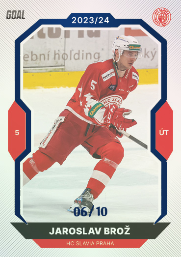 Brož Jaroslav 23-24 GOAL Cards Chance liga Blue #134