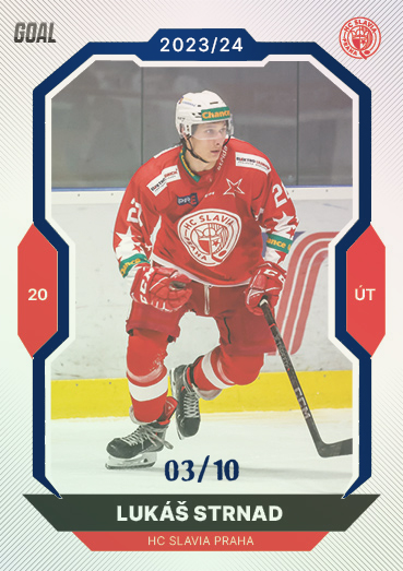 Strnad Lukáš 23-24 GOAL Cards Chance liga Blue #135