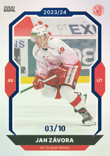 Závora Jan 23-24 GOAL Cards Chance liga Blue #139