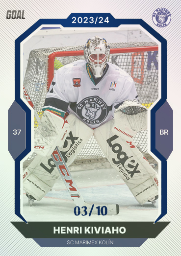 Kiviaho Henri 23-24 GOAL Cards Chance liga Blue #141