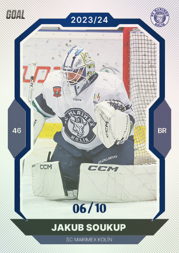 Soukup Jakub 23-24 GOAL Cards Chance liga Blue #142