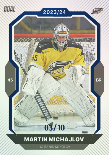 Michajlov Martin 23-24 GOAL Cards Chance liga Blue #155