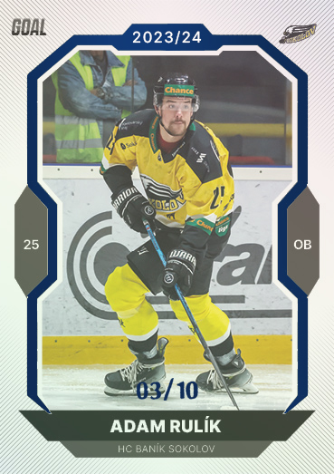 Rulík Adam 23-24 GOAL Cards Chance liga Blue #158