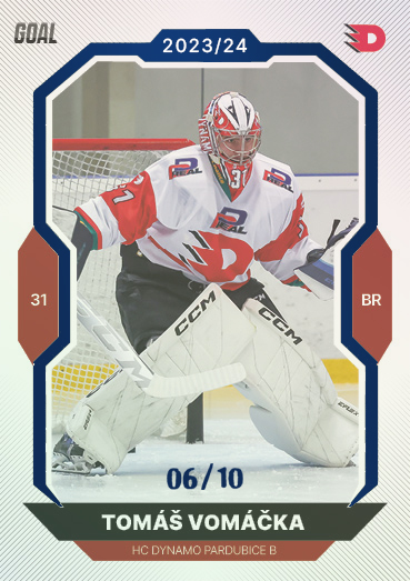 Vomáčka Tomáš 23-24 GOAL Cards Chance liga Blue #169