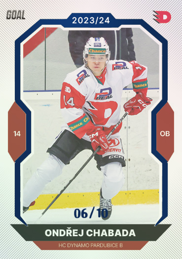 Chabada Ondřej 23-24 GOAL Cards Chance liga Blue #171