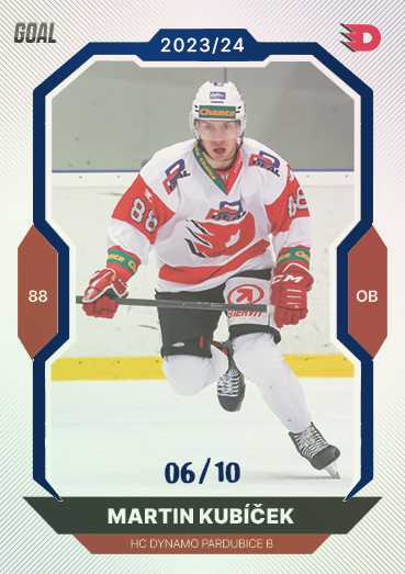 Kubíček Martin 23-24 GOAL Cards Chance liga Blue #175