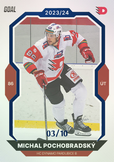 Pochobradský Michal 23-24 GOAL Cards Chance liga Blue #179