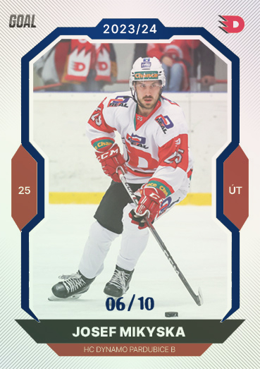 Mikyska Josef 23-24 GOAL Cards Chance liga Blue #180