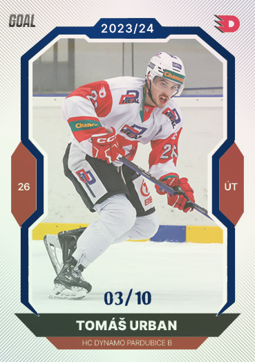 Urban Tomáš 23-24 GOAL Cards Chance liga Blue #181