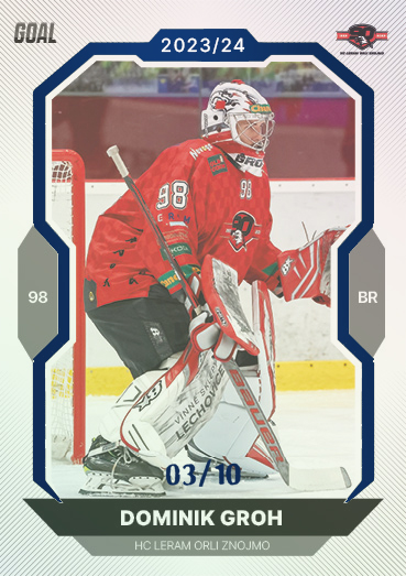 Groh Dominik 23-24 GOAL Cards Chance liga Blue #184